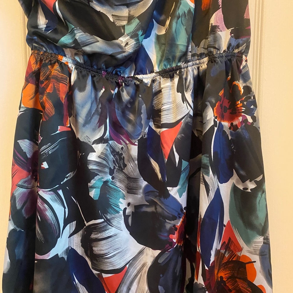 LC satin ruffle one shoulder dress - Picture 4 of 6